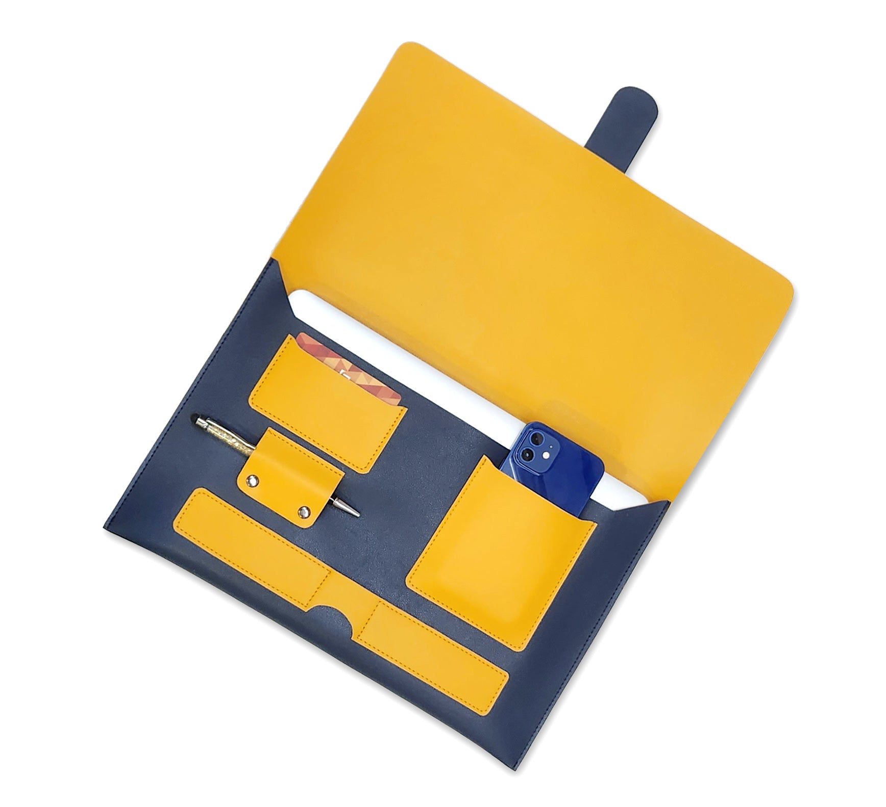 Stazione Bicolore Custodia Laptop Sleeve cum Organizer